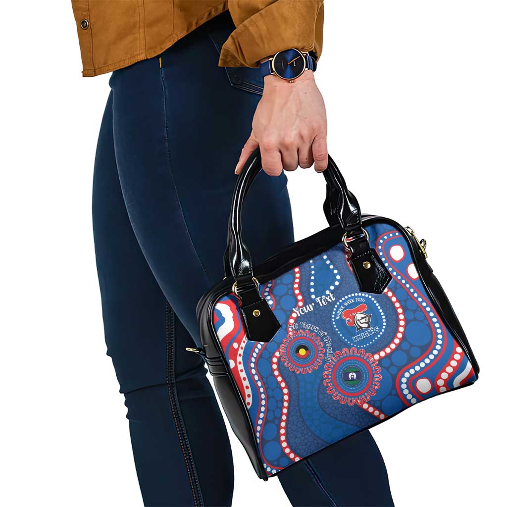 Knights NAIDOC Week 2026 Personalised Shoulder Handbag 50 Years of Deadly Aboriginal Art