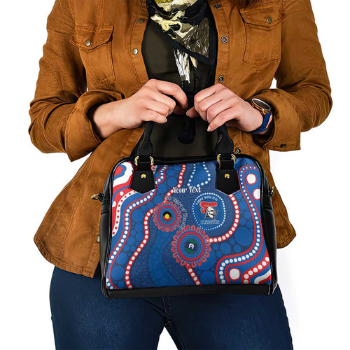 Knights NAIDOC Week 2026 Personalised Shoulder Handbag 50 Years of Deadly Aboriginal Art