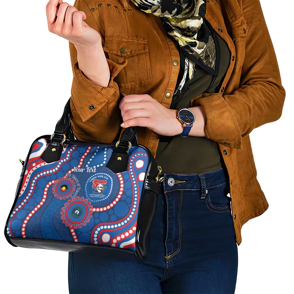 Knights NAIDOC Week 2026 Personalised Shoulder Handbag 50 Years of Deadly Aboriginal Art
