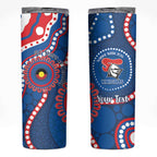 Knights NAIDOC Week 2026 Personalised Skinny Tumbler 50 Years of Deadly Aboriginal Art
