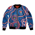 Knights NAIDOC Week 2026 Personalised Sleeve Zip Bomber Jacket 50 Years of Deadly Aboriginal Art