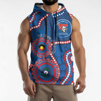 Knights NAIDOC Week 2026 Personalised Sleeveless Hoodie 50 Years of Deadly Aboriginal Art