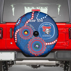 Knights NAIDOC Week 2026 Personalised Spare Tire Cover 50 Years of Deadly Aboriginal Art