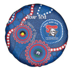 Knights NAIDOC Week 2026 Personalised Spare Tire Cover 50 Years of Deadly Aboriginal Art