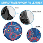 Knights NAIDOC Week 2026 Personalised Spare Tire Cover 50 Years of Deadly Aboriginal Art