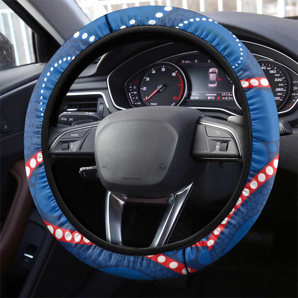 Knights NAIDOC Week 2026 Steering Wheel Cover 50 Years of Deadly Aboriginal Art