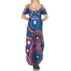 Knights NAIDOC Week 2026 Personalised Summer Maxi Dress 50 Years of Deadly Aboriginal Art