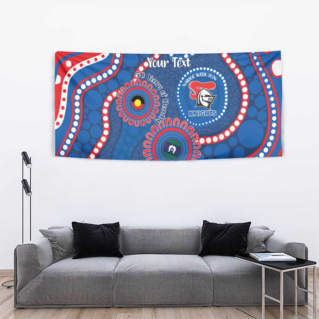 Knights NAIDOC Week 2026 Personalised Tapestry 50 Years of Deadly Aboriginal Art