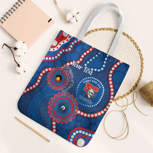 Knights NAIDOC Week 2026 Personalised Tote Bag 50 Years of Deadly Aboriginal Art
