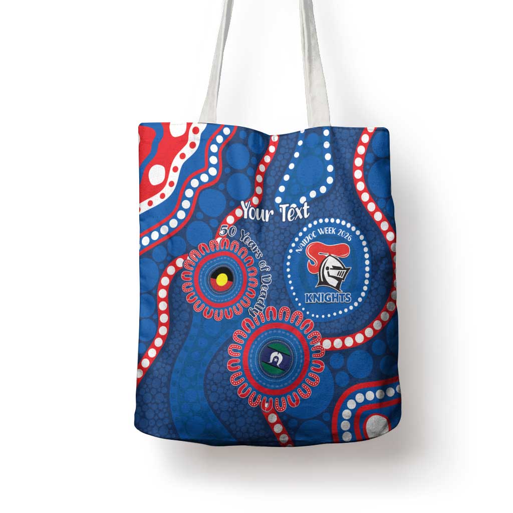 Knights NAIDOC Week 2026 Personalised Tote Bag 50 Years of Deadly Aboriginal Art