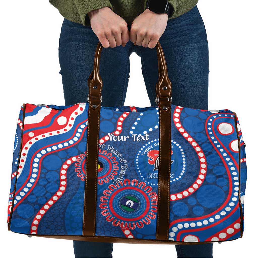Knights NAIDOC Week 2026 Personalised Travel Bag 50 Years of Deadly Aboriginal Art