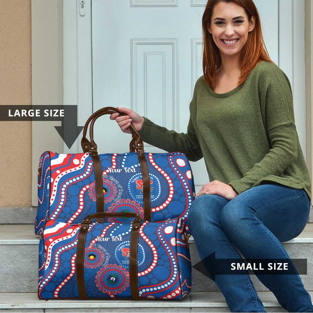 Knights NAIDOC Week 2026 Personalised Travel Bag 50 Years of Deadly Aboriginal Art
