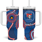 Knights NAIDOC Week 2026 Personalised Tumbler With Handle 50 Years of Deadly Aboriginal Art