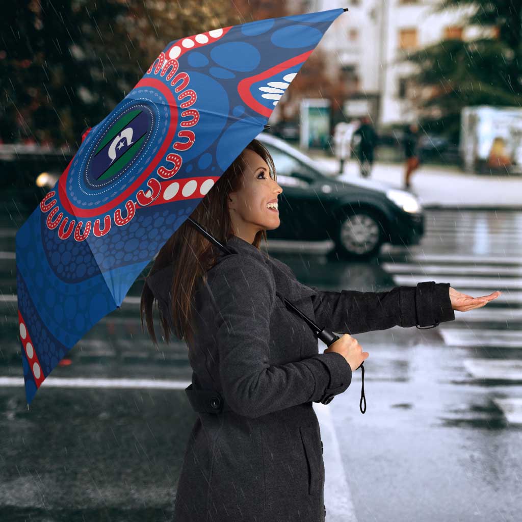 Knights NAIDOC Week 2026 Personalised Umbrella 50 Years of Deadly Aboriginal Art