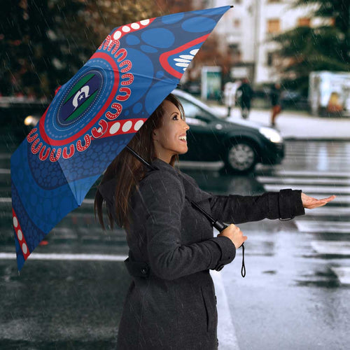 Knights NAIDOC Week 2026 Personalised Umbrella 50 Years of Deadly Aboriginal Art