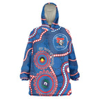 Knights NAIDOC Week 2026 Personalised Wearable Blanket Hoodie 50 Years of Deadly Aboriginal Art
