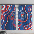 Knights NAIDOC Week 2026 Personalised Window Curtain 50 Years of Deadly Aboriginal Art