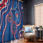 Knights NAIDOC Week 2026 Personalised Window Curtain 50 Years of Deadly Aboriginal Art