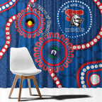 Knights NAIDOC Week 2026 Personalised Window Curtain 50 Years of Deadly Aboriginal Art