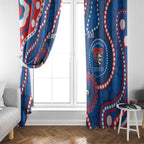 Knights NAIDOC Week 2026 Personalised Window Curtain 50 Years of Deadly Aboriginal Art