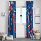 Knights NAIDOC Week 2026 Personalised Window Curtain 50 Years of Deadly Aboriginal Art