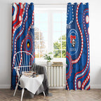 Knights NAIDOC Week 2026 Personalised Window Curtain 50 Years of Deadly Aboriginal Art