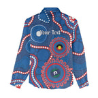 Knights NAIDOC Week 2026 Personalised Women Casual Shirt 50 Years of Deadly Aboriginal Art