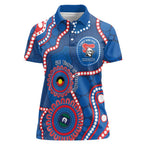 Knights NAIDOC Week 2026 Personalised Women Polo Shirt 50 Years of Deadly Aboriginal Art