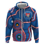Knights NAIDOC Week 2026 Personalised Zip Hoodie 50 Years of Deadly Aboriginal Art