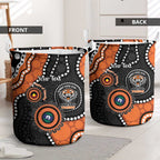 Tigers NAIDOC Week 2026 Personalised Laundry Basket 50 Years of Deadly Aboriginal Art