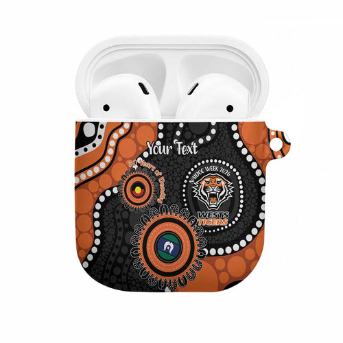 Tigers NAIDOC Week 2026 Personalised AirPods Case 50 Years of Deadly Aboriginal Art