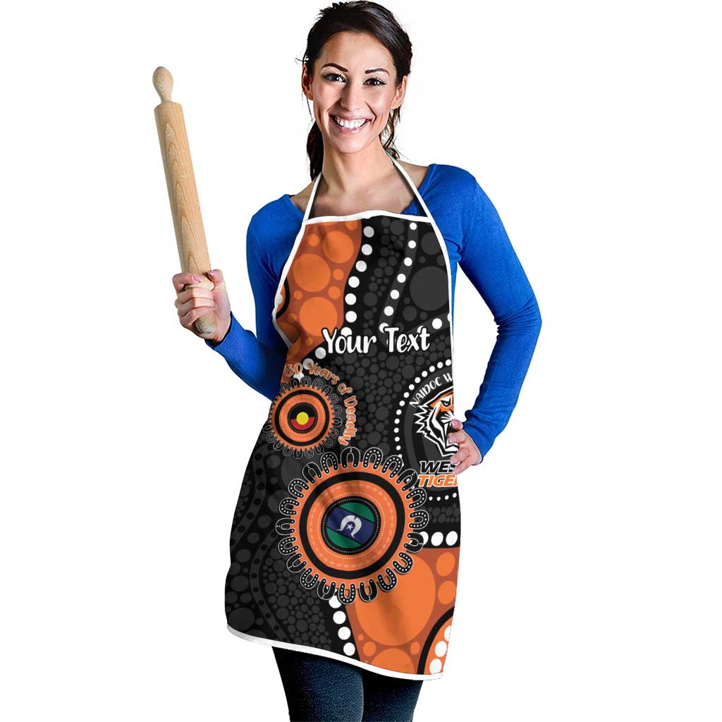 Tigers NAIDOC Week 2026 Personalised Apron 50 Years of Deadly Aboriginal Art