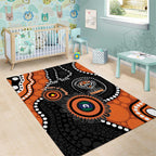 Tigers NAIDOC Week 2026 Personalised Area Rug 50 Years of Deadly Aboriginal Art