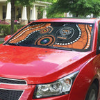 Tigers NAIDOC Week 2026 Personalised Auto Sun Shade 50 Years of Deadly Aboriginal Art