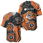 Tigers NAIDOC Week 2026 Personalised Baseball Jersey 50 Years of Deadly Aboriginal Art