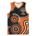 Tigers NAIDOC Week 2026 Personalised Basketball Jersey 50 Years of Deadly Aboriginal Art