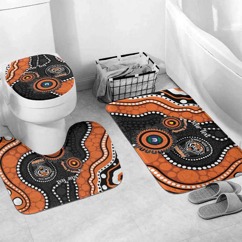 Tigers NAIDOC Week 2026 Personalised Bathroom Set 50 Years of Deadly Aboriginal Art