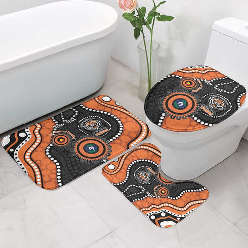 Tigers NAIDOC Week 2026 Personalised Bathroom Set 50 Years of Deadly Aboriginal Art