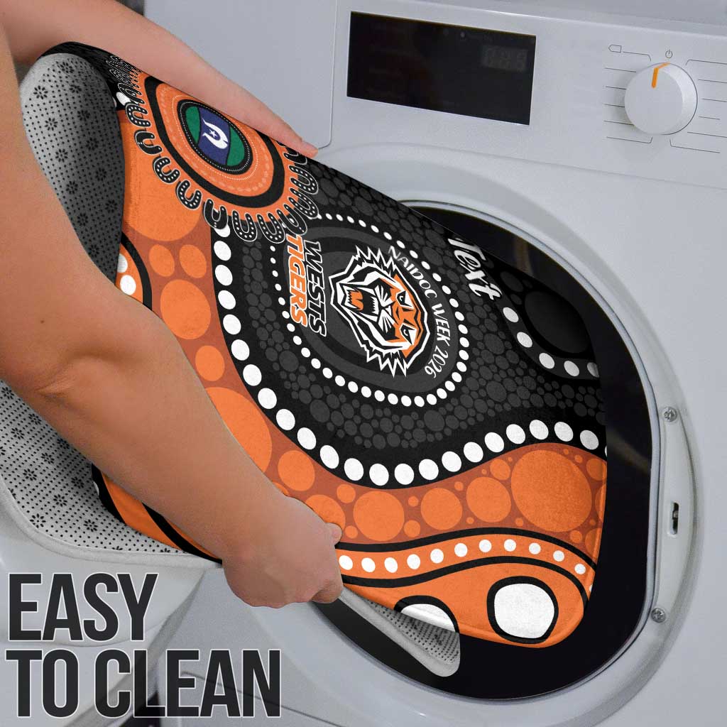 Tigers NAIDOC Week 2026 Personalised Bathroom Set 50 Years of Deadly Aboriginal Art