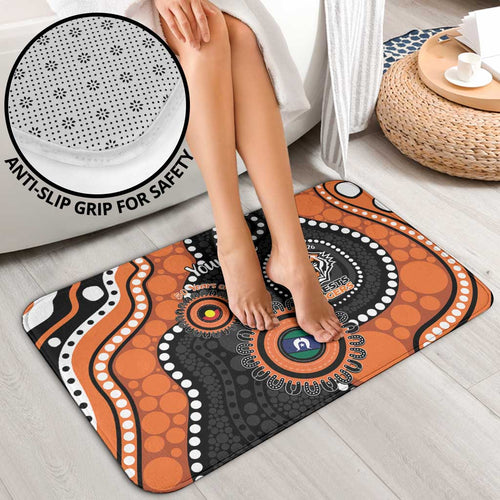 Tigers NAIDOC Week 2026 Personalised Bathroom Set 50 Years of Deadly Aboriginal Art