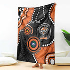 Tigers NAIDOC Week 2026 Personalised Blanket 50 Years of Deadly Aboriginal Art