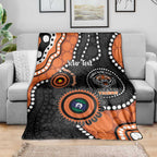 Tigers NAIDOC Week 2026 Personalised Blanket 50 Years of Deadly Aboriginal Art