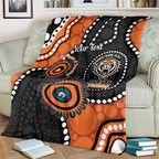 Tigers NAIDOC Week 2026 Personalised Blanket 50 Years of Deadly Aboriginal Art