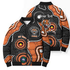 Tigers NAIDOC Week 2026 Personalised Bomber Puffer Jacket 50 Years of Deadly Aboriginal Art