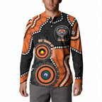 Tigers NAIDOC Week 2026 Personalised Button Sweatshirt 50 Years of Deadly Aboriginal Art