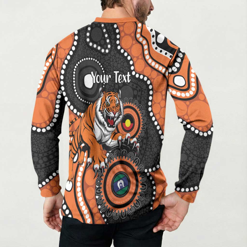 Tigers NAIDOC Week 2026 Personalised Button Sweatshirt 50 Years of Deadly Aboriginal Art