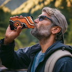 Tigers NAIDOC Week 2026 Personalised 4 in 1 Can Cooler Tumbler 50 Years of Deadly Aboriginal Art