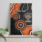 Tigers NAIDOC Week 2026 Personalised Canvas Wall Art 50 Years of Deadly Aboriginal Art