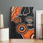 Tigers NAIDOC Week 2026 Personalised Canvas Wall Art 50 Years of Deadly Aboriginal Art