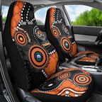 Tigers NAIDOC Week 2026 Personalised Car Seat Cover 50 Years of Deadly Aboriginal Art